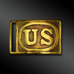 BOUCLE de CEINTURE - Etats-Unis - XIX&egrave;me si&egrave;cle [SANS PRIX DE RESERVE]