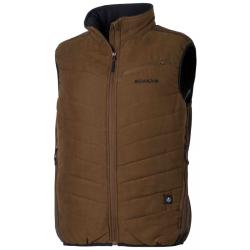NOUVEAU ! GILET CHAUFFANT MARRON SOMLYS