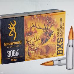 Browning 308 win BXS 150gr 20 munitions