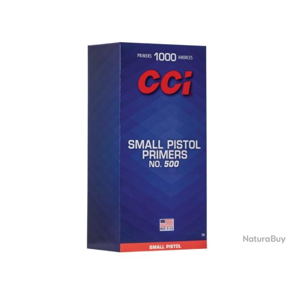 1000 amorces CCI 500 small pistol