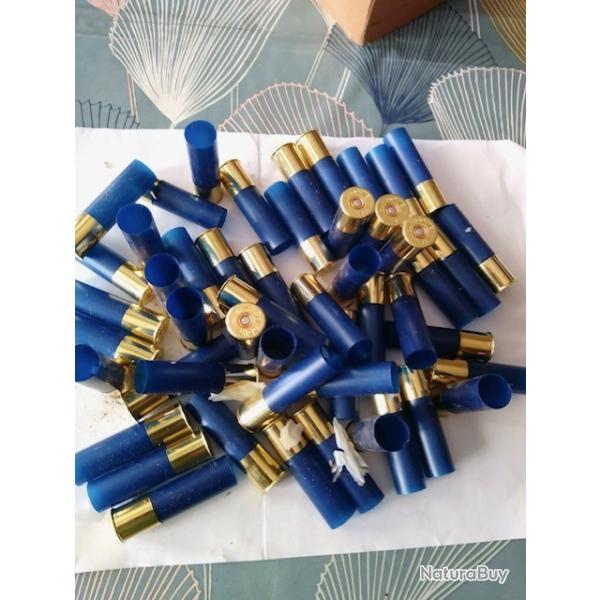 lot de 100 douilles cal 12/76 chedite