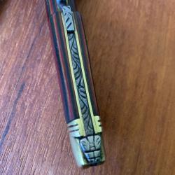 Couteau Laguiole pliant Tradition - Manche palissandre - Tire-bouchon - 1990