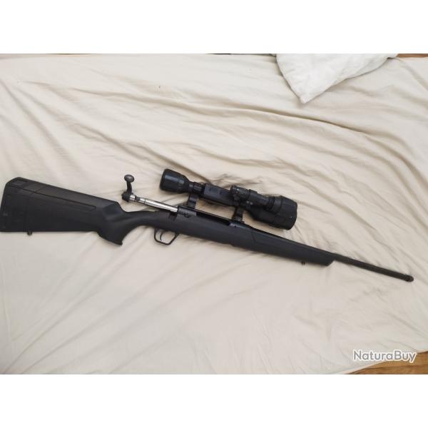 Pack r�gulation - Savage axis 270win FILET�E + Lunette jour/nuit (ATN X-SIGHT 4K PRO)
