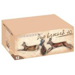 Cartouches JOCKER DUO BROCARD calibre 12/70 40grs Bourre jupe n&deg;1et2 x10