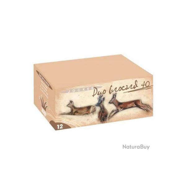 Cartouches JOCKER DUO BROCARD calibre 12/70 40grs Bourre jupe n�1et2 x10