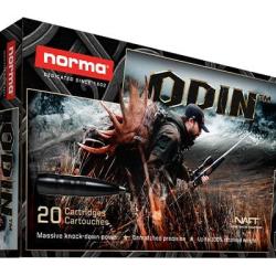 Cartouches NORMA calibre 9.3x62 ODIN 230grs 14.9g x20