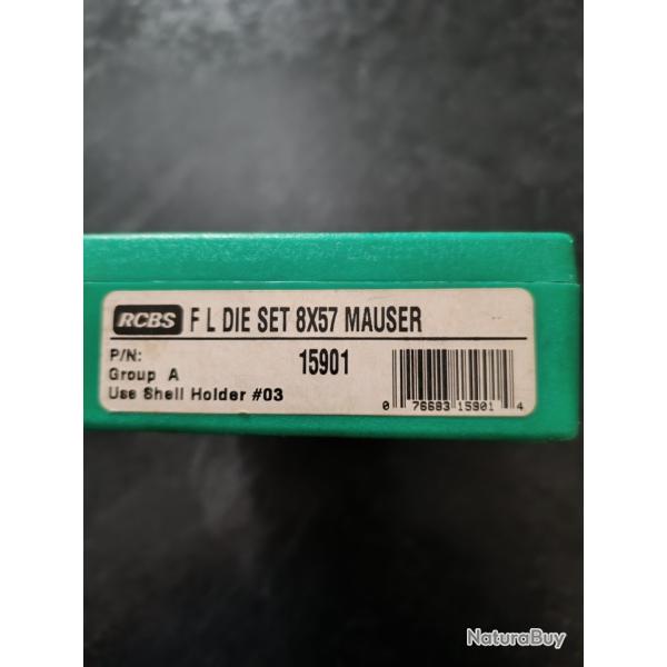 Outils RCBS 8x57 Mauser