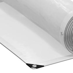 B&acirc;che transparente poly&eacute;thyl&egrave;ne 1x4 m avec oeillets r&eacute;sistante &eacute;tanche