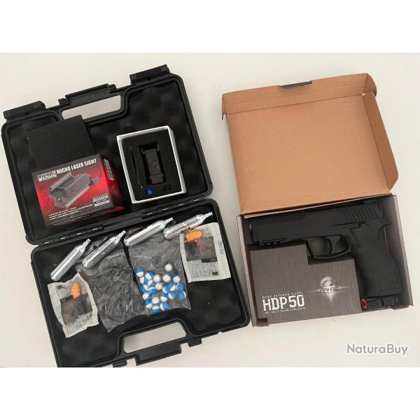 T4E HDP 50 11J CO2 UMAREX PACK COMPLET