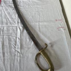 Sabre Briquet garde nationale monarchie de juillet second empire