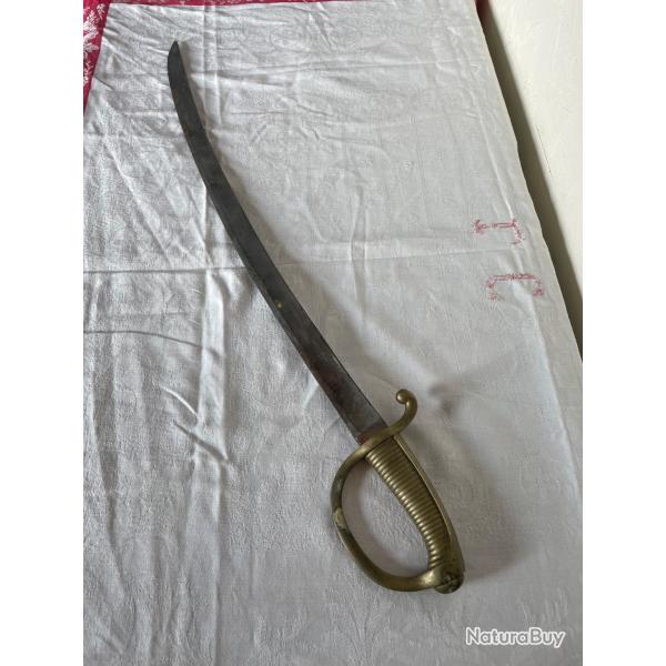 Sabre Briquet garde nationale monarchie de juillet second empire