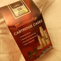 50 Etuis  NEUFS    338 Win Mag   HORNADY