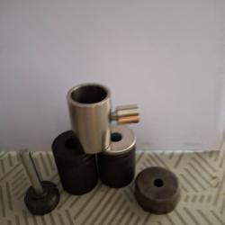 Lot sertisseur cal 12/16 plus &eacute;toiles et gabarit coupe cal 12