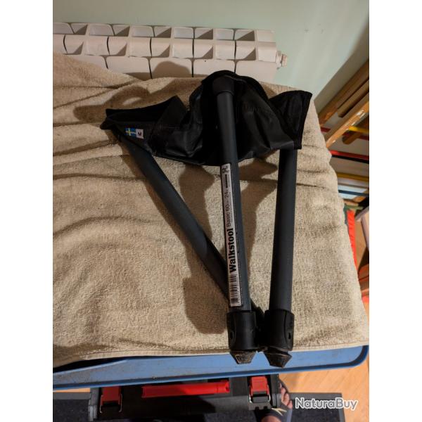 Tabouret ou tr�-pied d'aff�t Walkstool Basic 60 cm pour la chasse ou la p�che ou autre