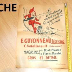 AFFICHE de couteaux GUYONNEAU Chatellerault - VENDU PAR JEPERCUTE (D8Z24A)