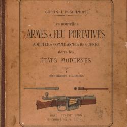 Exceptionnel album du colonel Schmidt, directeur de la manufacture d'armes de Berne- dat&eacute; de 1899