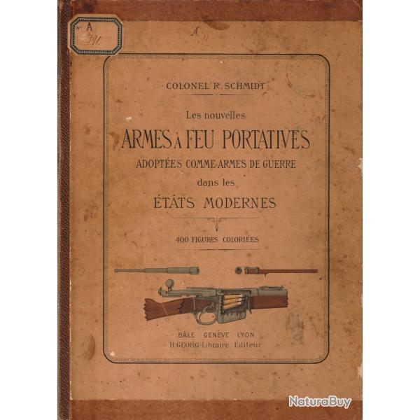 Exceptionnel album du colonel Schmidt, directeur de la manufacture d'armes de Berne- dat� de 1899