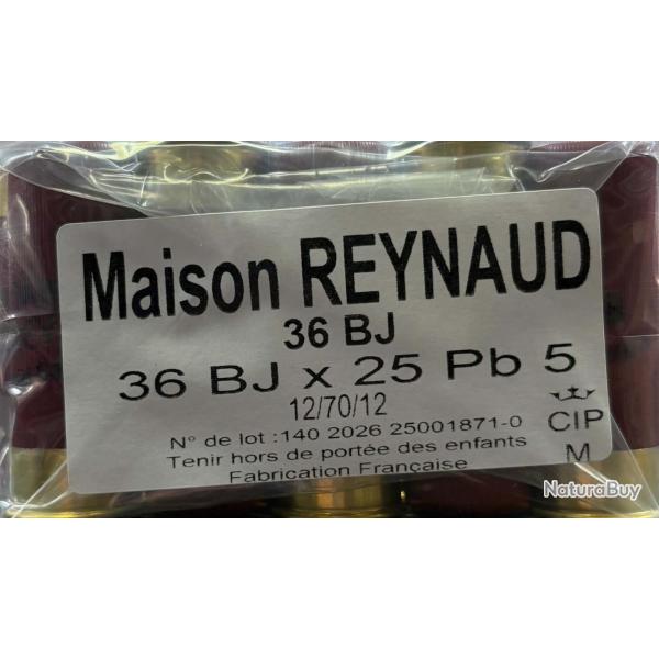Cartouches Jocker (Maison Reynaud) LA 36 calibre 12/70 36g bj n�5