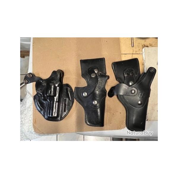 Lot holsters r�volver  2 et 3 pouces
