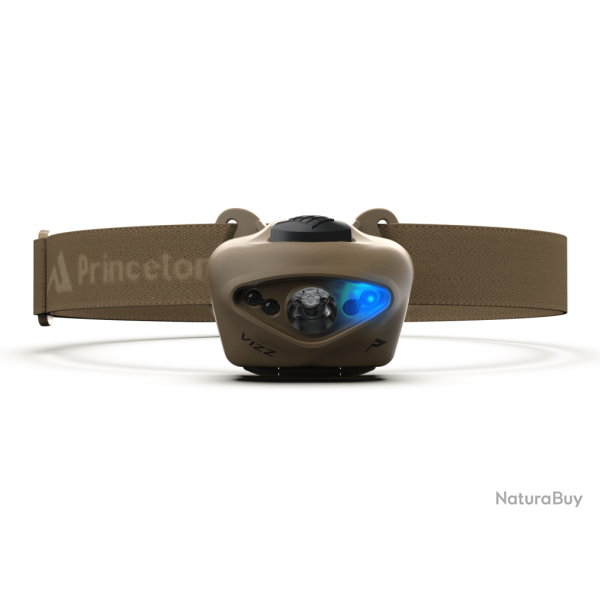 Princeton Tec Lampe Frontale Vizz Mpls Rouge, Vert, Bleu, Ir, White - Tan
