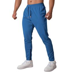 Pantalon Long Pour Le Sport, Bleu - Xs