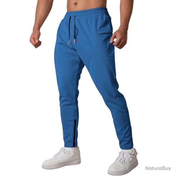 Pantalon Long Pour Le Sport, Bleu - Xs