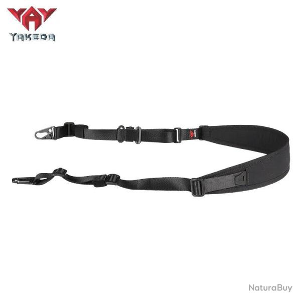 Yakeda Sangle Nylon Pour Mp22 - Noire (68 A 108 Cm) Noir
