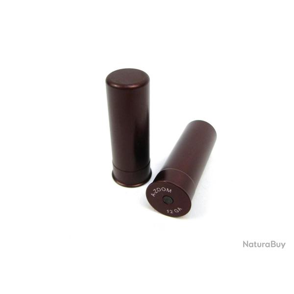 AZOOM 12 gauge - Lot de 2 cartouches rouges