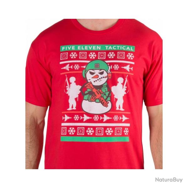 T-Shirt Xmas �dition de No�l Range Red 5.11 Tactical - Taille S