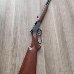 Carabine 22lr 9 coups type Winchester Norinco JW21 &agrave; levier sous garde incompl&egrave;te canon filet&eacute;
