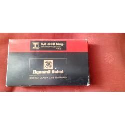Une boite de 20 cartouches RWS cal.5,6x50 R Magnum ,T mantel 4,1g  prix livr&eacute;e
