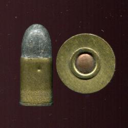 .450 Adams Mk II - &eacute;tui laiton en 2 parties &agrave; bourrelet laiton rapport&eacute; brevet Boxer  - PORT COMPRIS