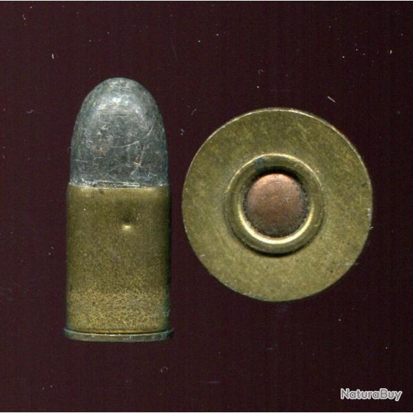 .450 Adams Mk II - �tui laiton en 2 parties � bourrelet laiton rapport� brevet Boxer  - PORT COMPRIS