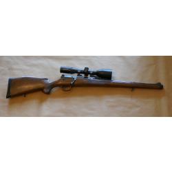 Tr&egrave;s belle carabine MAUSER 66S Stutzen calibre 30-66 avec lunette moderne
