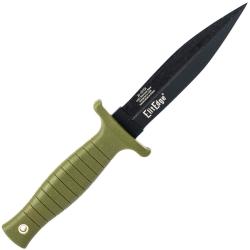 Couteau de botte Elite Edge Boot Knife Green & Black