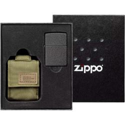 Set, briquet avec pochette