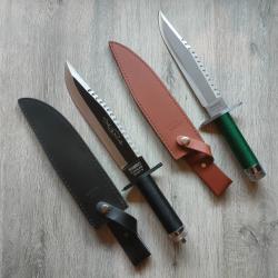 Rambo I & II - Lot couteaux de survie