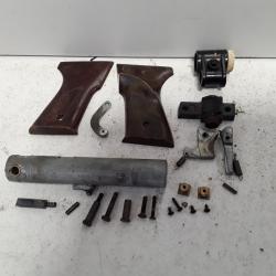 Lot de pieces pour pistolet air comprime italien cal.4,5mm