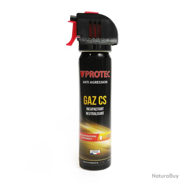 Bombe de d�fense VProtect Impact Gaz - 75ml