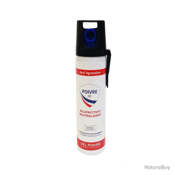 Bombe de d�fense VProtect Impact Gel CS et Poivre - 75ml