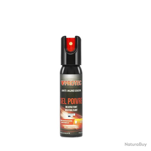 Bombe de d�fense VProtect Impact Gel Poivre - 25ml