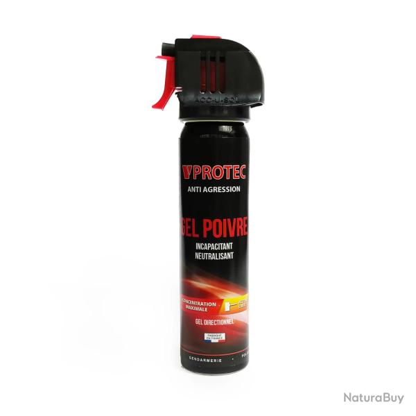 Bombe de d�fense VProtect Impact Gel Poivre - 75ml