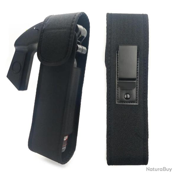 Holster de ceinture pour bombe de d�fense 100ml avec rabat