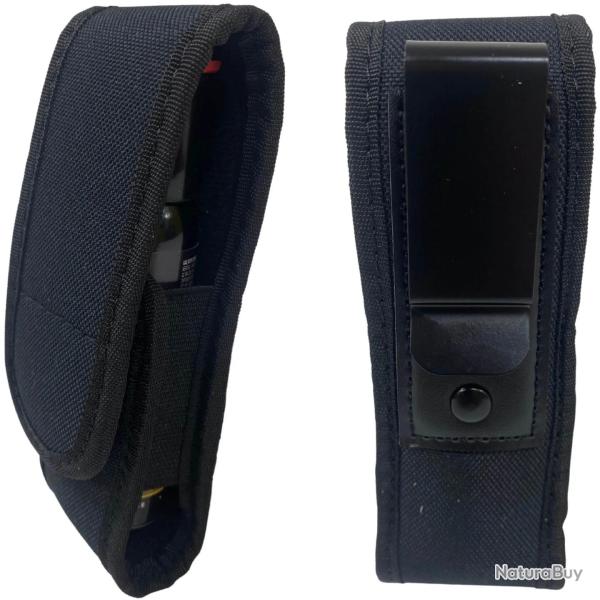 Holster de ceinture pour bombe de d�fense 25ml avec rabat