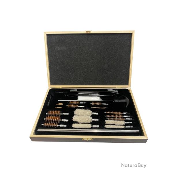 Kit de nettoyage bois multi-calibre pour carabine Shootix