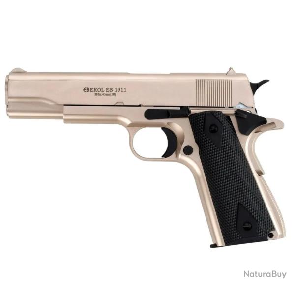 Pistolet CO2 Ekol ES 1911 Silver - Cal. 4,5mm