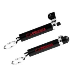 Porte-cl&eacute; de d&eacute;fense spray poivre rechargeable noir