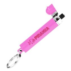 Porte-cl&eacute; de d&eacute;fense spray poivre rechargeable rose