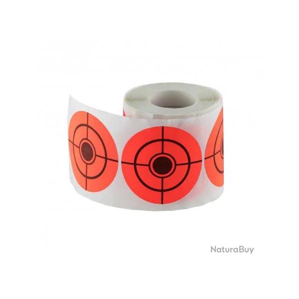 Rouleau de 250 cibles adh�sives 5cm