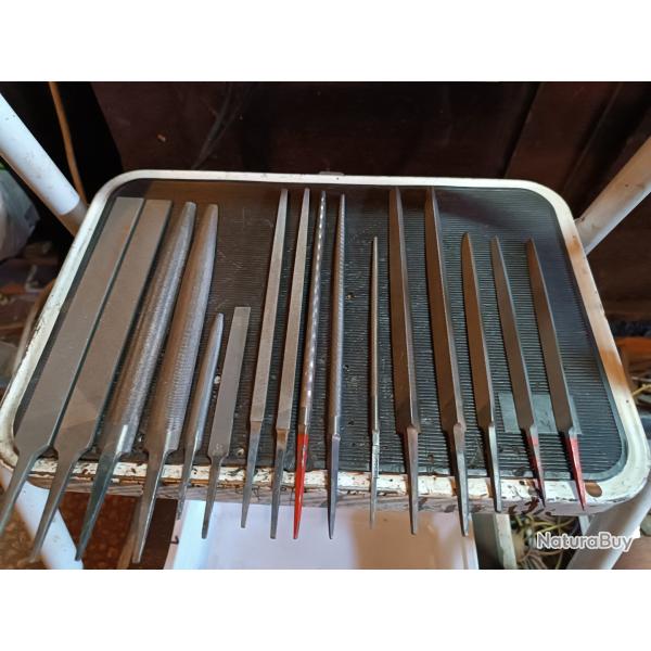 Lot 16 limes professionnelles tr�s bon �tat